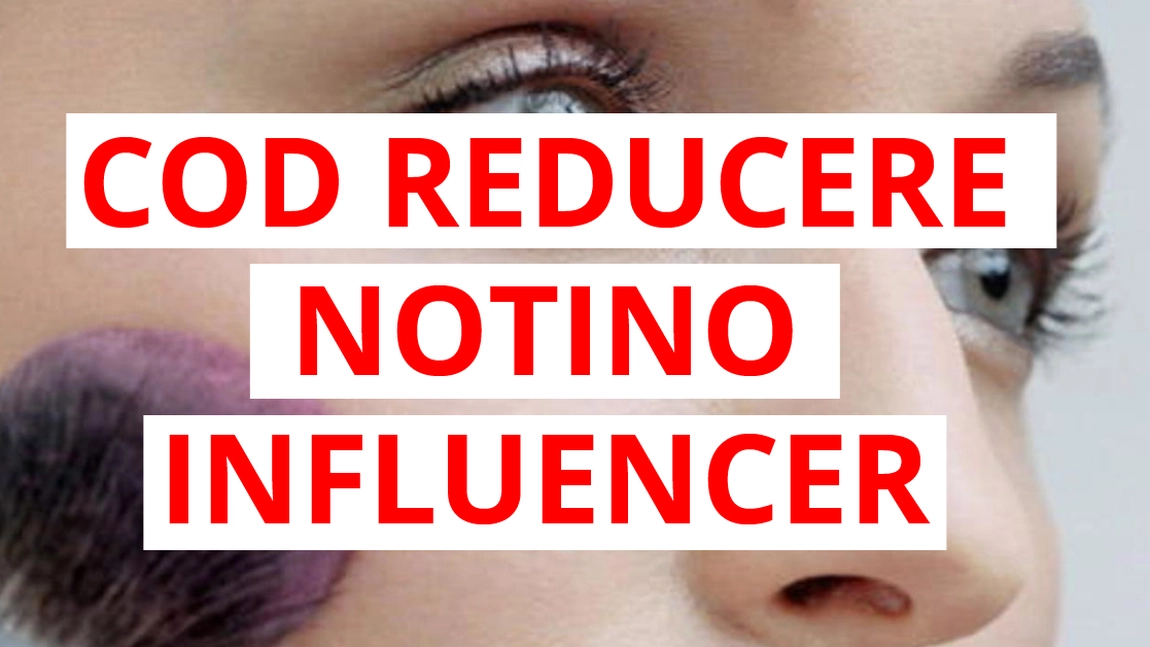 Cod reducere Notino influencer cu livrare gratuită pentru un machiaj de vis