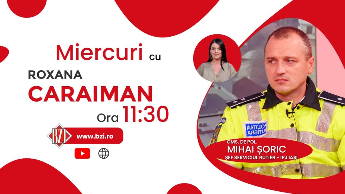 LIVE VIDEO - În 2022 apar noi reguli pentru șoferi! Cms. de poliție Mihai Șoric, șef Serviciul Rutier, la BZI LIVE despre noua plafonare a punctului de amendă - FOTO