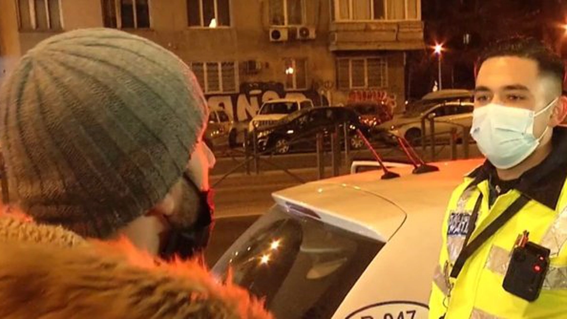Livrator de mâncare din Bucureşti, prins drogat la volan