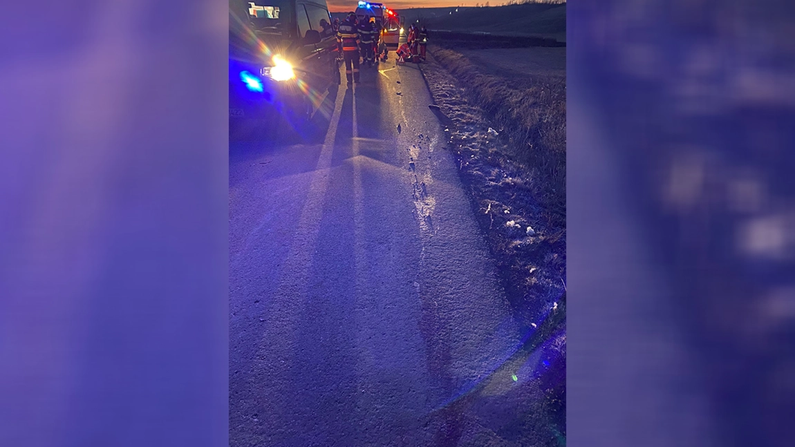 Accident mortal în comuna Bălțați din Iași după ce un pieton s-a aruncat în fața unui autoturism