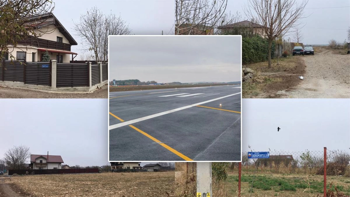 Zeci de locuințe de lângă Aeroportul Iași sunt în pericol! Daune plătite de comuna Aroneanu din cauza actelor ilegale