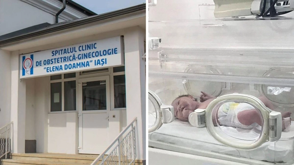 Cel mai mic copil născut la Maternitatea ”Elena Doamna” în ultimii 2 ani a cântărit doar 800 de grame. Bebelușul provenea dintr-o naștere gemelară, iar mama avea Covid-19