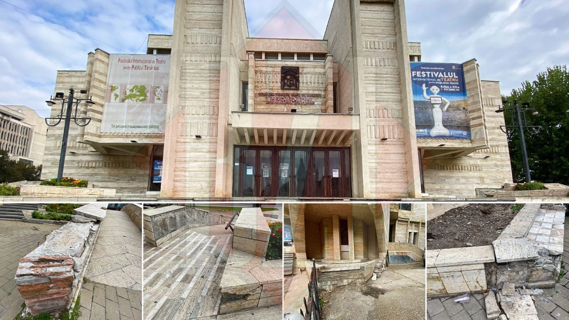 Teatrul ”Luceafărul” din Iași va fi reabilitat și modernizat. Valoarea lucrărilor se ridică la suma de 2.3 milioane de euro - GALERIE FOTO, EXCLUSIV