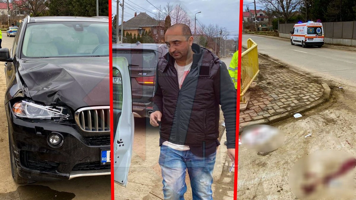 Tragedia angajatului Salubris care are în grijă de 2 copii! A ajuns în stare gravă la spital după ce a fost izbit de un șofer care circula băut și fără permis
