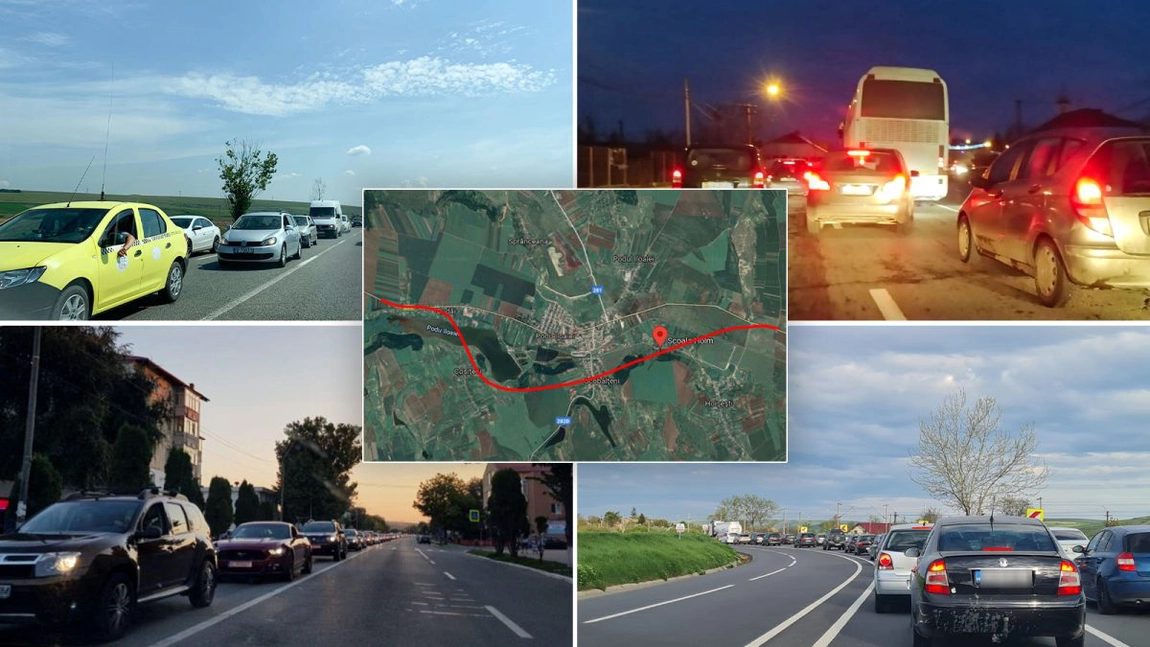 Centură ocolitoare de 4 kilometri la Podu Iloaiei! Pe unde vor circula șoferii ca să evite coșmarul de pe drumul european- FOTO