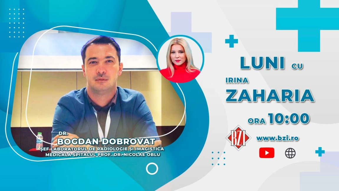 LIVE VIDEO - Dr. Bogdan Dobrovăț, șeful Laboratorului de Radiologie și Imagistică Medicală, Spitalul de Neurochirurgie Iași discută in ediția BZI LIVE despre tipurile de investigații radiologice - FOTO