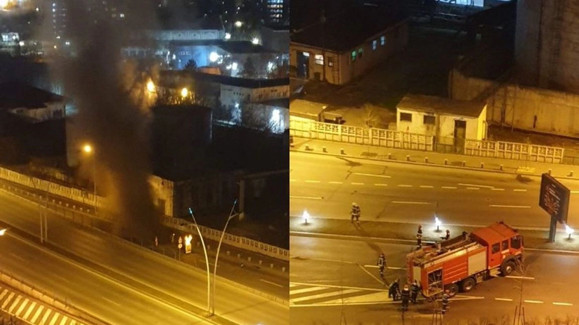 Explozie lângă Palatul Cotroceni: O conductă de gaze a sărit în aer - FOTO
