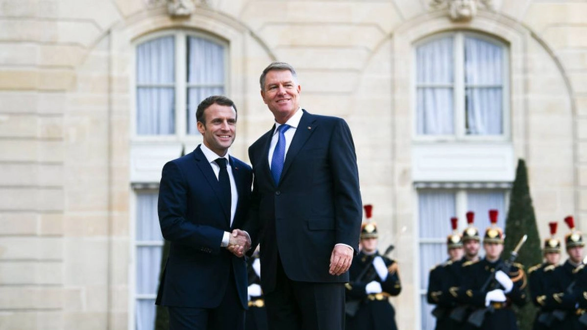 Președintele Klaus Iohannis, întâlnire cu președintele francez, Emmanuel Macron