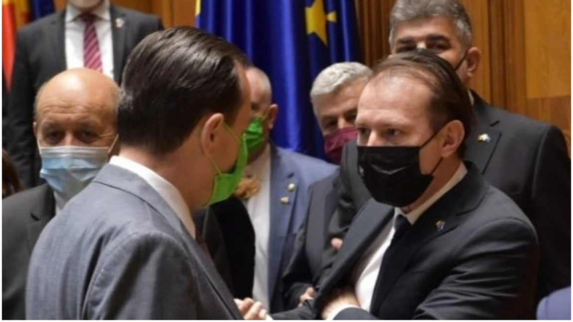 Jigniri după încheierea ședinței solemne din Parlament. Ludovic Orban: „Băi nesimțitule, de ce nu mi-ai dat și mie cuvântul”