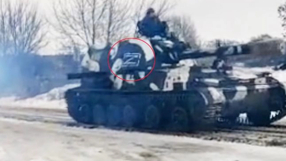 Tancuri și vehicule blindate, inscripționate cu litera Z. Activitate intensă în rândul unităților rusești