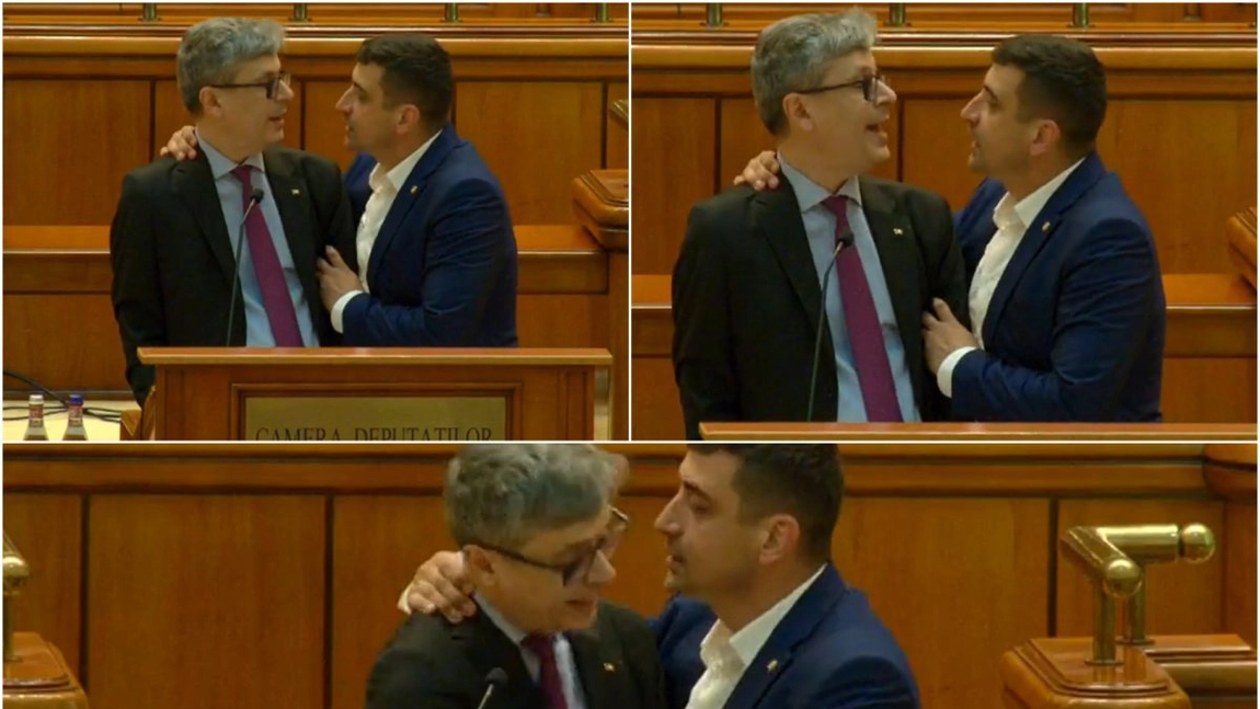 Guvernul, reacție oficială după conflictul din Parlament dintre Virgil Popescu și George Simion