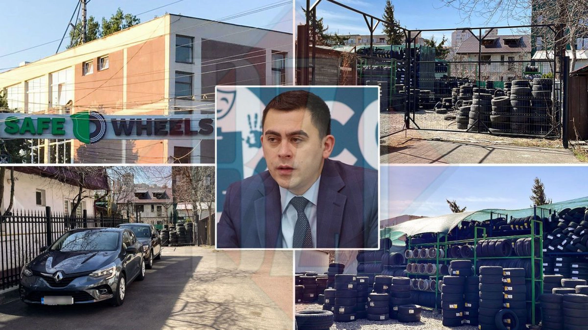 Bogdan Crucianu, consilier local PSD, distruge o zonă de case din Iași! Hală pentru anvelope chiar lângă gardul vecinilor - FOTO