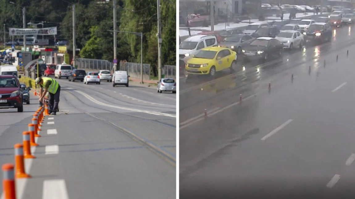 Amenzi pentru șoferii din Iași care au ignorat banda unică din Nicolina! Imaginile i-au dat de gol - FOTO