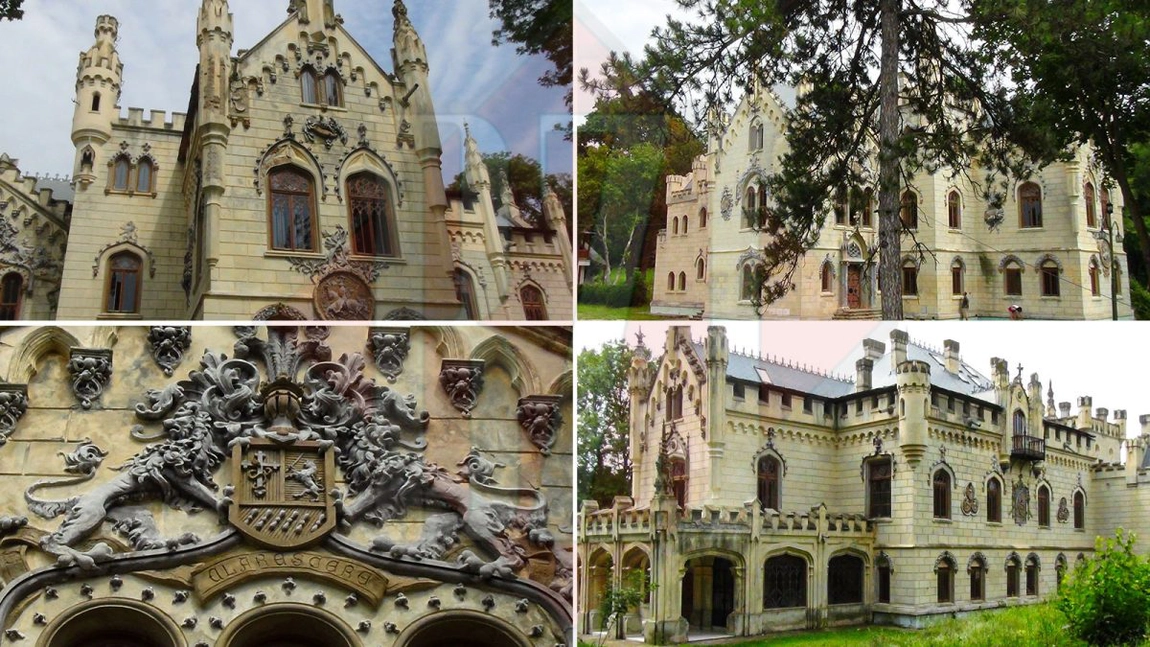 Intervenții de urgență la Castelul ”Sturdza” din Iași! Lucrările vizează fundația construcției - GALERIE FOTO (Exclusiv)