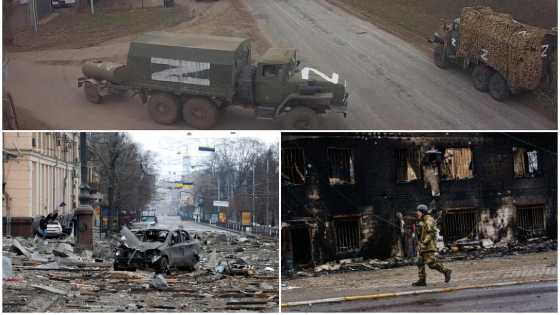 Se dau lupte grele pe fronturile din Ucraina. Bombardamentele au distrus Consulatul Sloveniei din Harkov