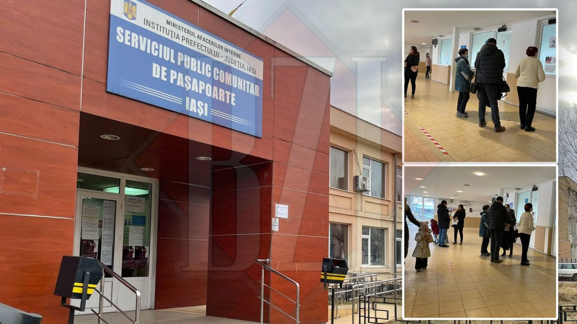 Circa 3.000 de cereri depuse la Serviciul de Pașapoarte Iași! Număr record, într-o săptămână - GALERIE FOTO