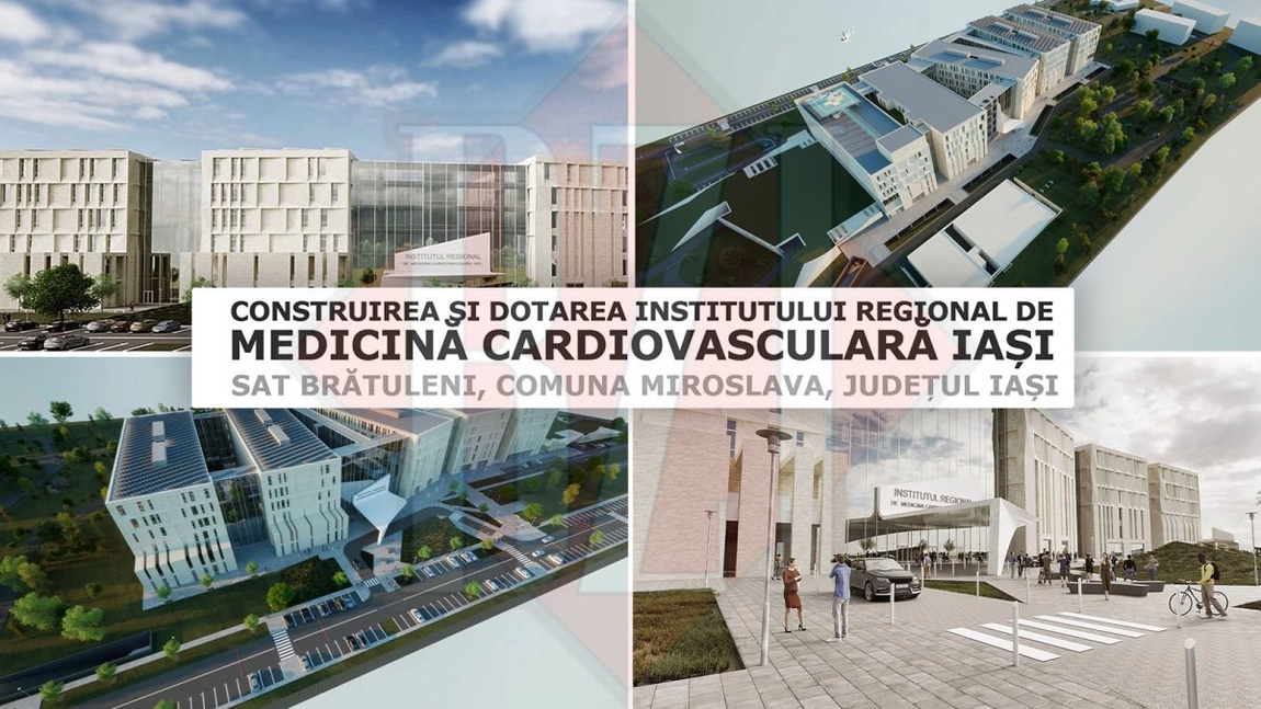 Imagini cu noul Institut de Medicină Cardiovasculară Iași. Spital cu 500 de paturi, la marginea orașului-FOTO, VIDEO