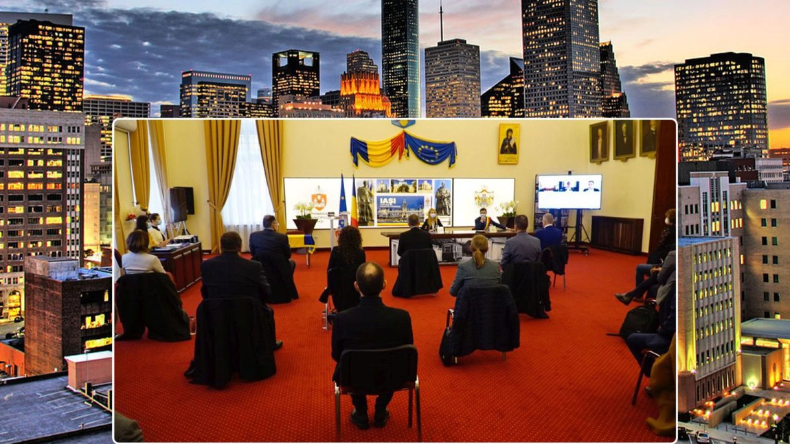 Primăria Iași trimite 3 angajați în Houston, SUA! Deplasarea de 12.000 de euro pentru o misiune de afaceri, dezbătută într-o ședință CL - LIVE VIDEO