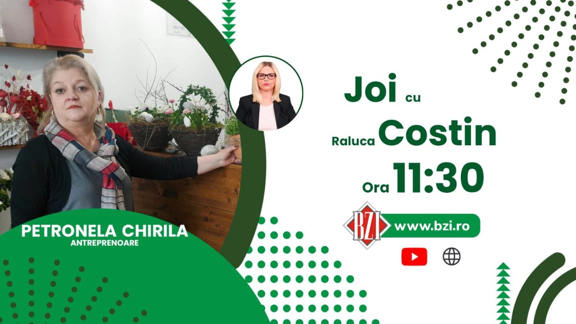 LIVE VIDEO - Care este rețeta succesului într-o afacere de familie? Aflați de la Petronela Chirila, antreprenoare, numai la BZI LIVE! - FOTO