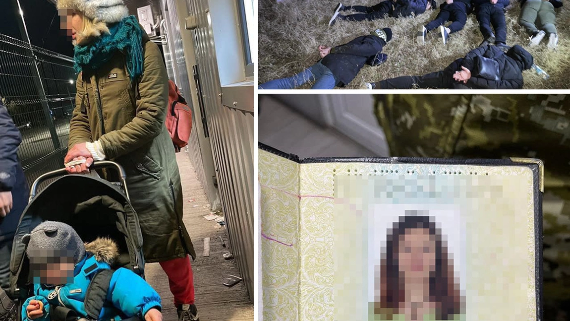 Un bărbat din Ucraina, deghizat în soția sa, a încercat să treacă granița cu România - FOTO