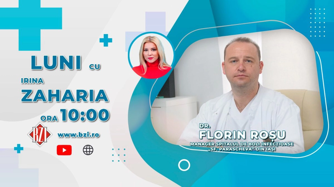 LIVE VIDEO - Dr. Florin Roșu, managerul Spitalului de Boli Infecțioase 