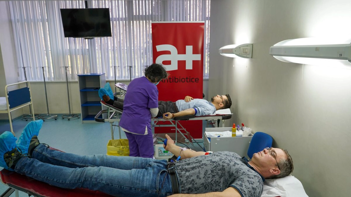 Voluntarii Antibiotice au pus suflet pentru viață, donând sânge!
