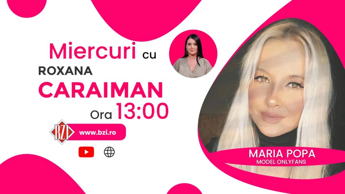 LIVE VIDEO - Ziua model pe OnlyFans iar noaptea manager de club. Maria Popa își expune povestea și câștigurile amețitoare la BZI LIVE - FOTO