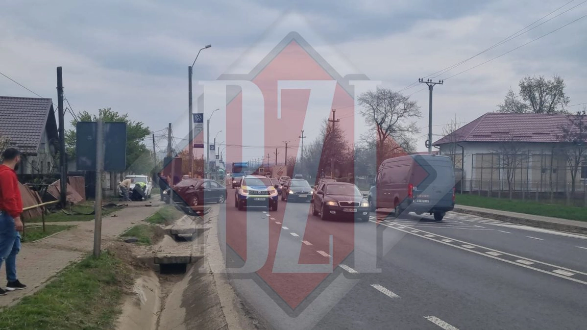 Accident rutier grav în Lețcani. Un biciclist a fost lovit de un autoturism - EXCLUSIV, FOTO, VIDEO, UPDATE