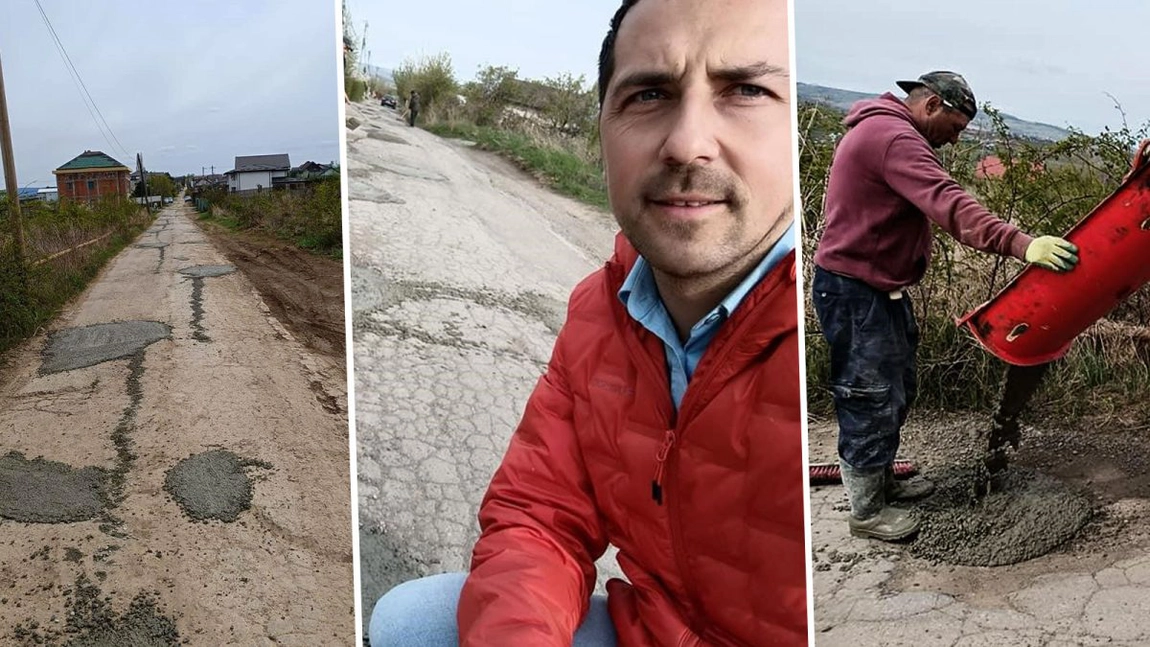 Locuitorii din Bârnova au rămas muți de uimire! Un consilier local și-a transformat remunerația în beton pentru cetățeni – GALERIE FOTO