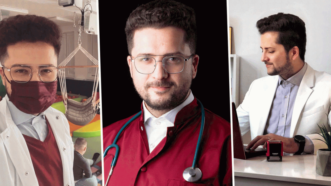 Medicul ieșean care face minuni pentru copiii cu tulburări de neurodezvoltare din Iași. Cu greu reușesc părinții să-și facă o programare la dr. George-Bogdan Cotică