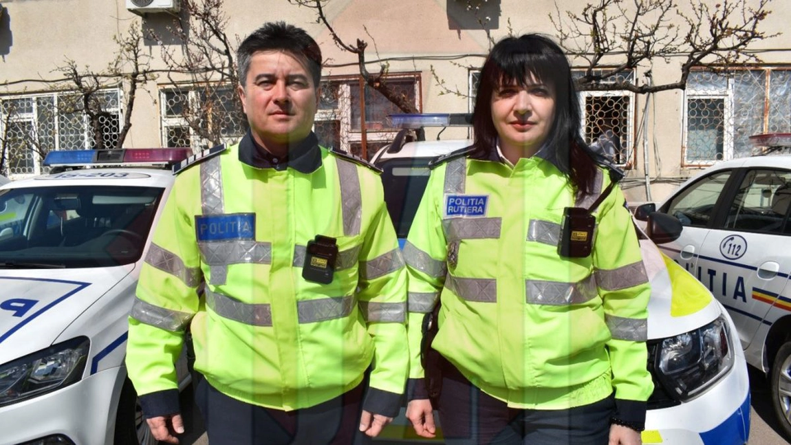 Gest impresionant din partea a doi agenți de la Poliția Rutieră Iași “Ne-am făcut datoria de oameni”