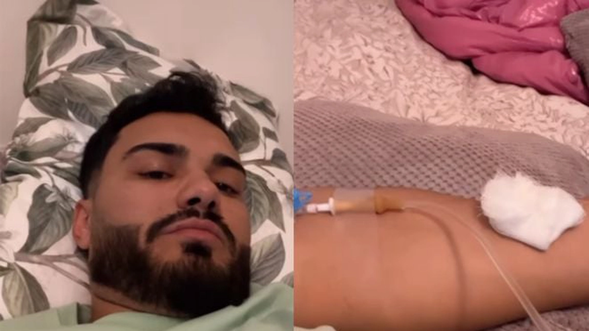 Jador s-a afișat pe Internet cu perfuzia la mână în noaptea de Înviere
