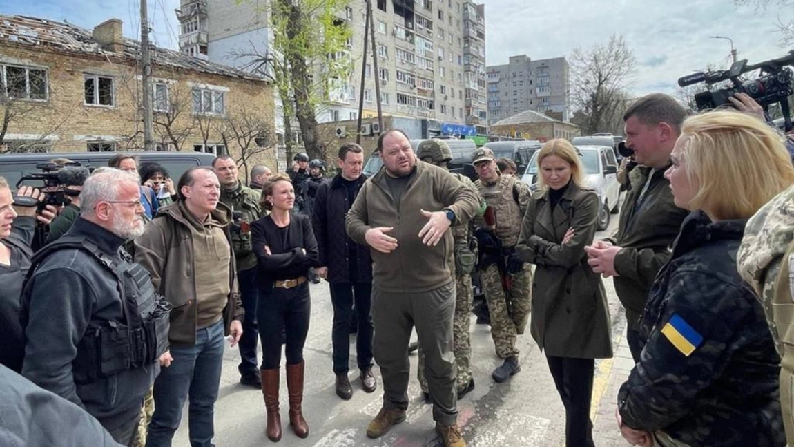 Florin Cîțu, în vizită la Kiev, după ce colegii săi s-au întors deja în România - FOTO