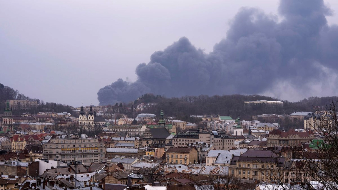Orașul Lviv din vestul Ucrainei a fost lovit de cinci rachete - VIDEO, UPDATE