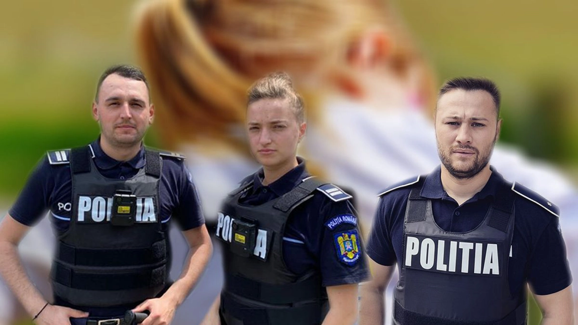 Ce vedeți? Andreia, Andrei și Alin nu sunt doar niște polițiști din Iași. Pentru o micuță, ei au fost îngeri păzitori. Fetița cu probleme de auz și vorbire s-a rătăcit (EXCLUSIV)