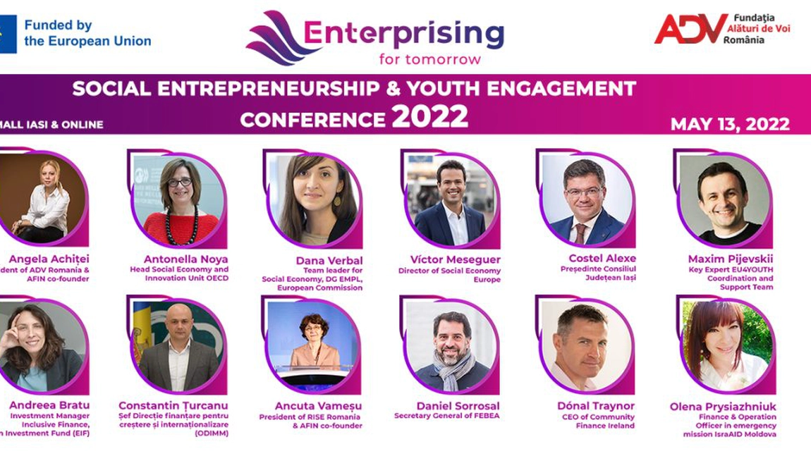 Lideri europeni din domeniul economiei sociale, la o conferință de amploare desfășurată la Iași