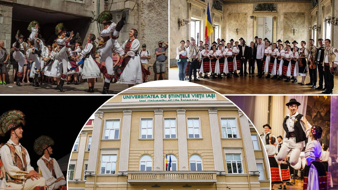 Spectacol aniversar, la 50 ani de tradiție, la Universitatea de Științele Vieții din Iași - FOTO