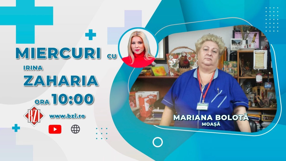 LIVE VIDEO - Mariana Bolotă, moașă, discută în emisiunea BZI LIVE despre profesia de moașă calificată și cum în anii de muncă în maternitate a asistat la peste 1000 de nașteri - FOTO