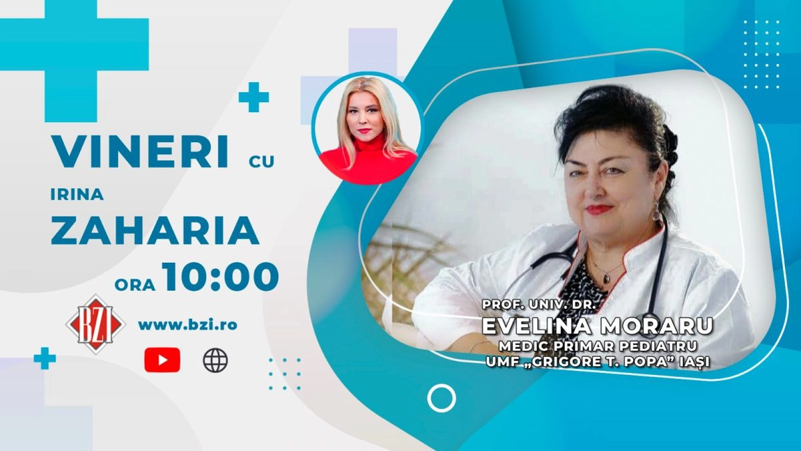 LIVE VIDEO - Prof. dr. Evelina Moraru, medic primar pediatru, Spitalul de Copii 