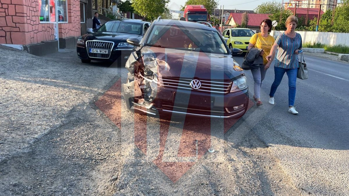 Accident rutier în Lunca Cetățuii, județul Iași. Șoferul care a provocat accidentul a amenințat un agent de poliție - EXCLUSIV, FOTO, VIDEO