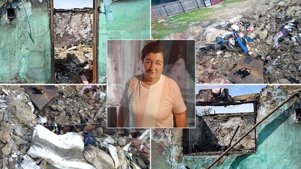A pierdut agoniseala de o viață! O ieșeancă a trecut printr-un șoc groaznic după ce i-a ars casa din temelii! (GALERIE FOTO/VIDEO)
