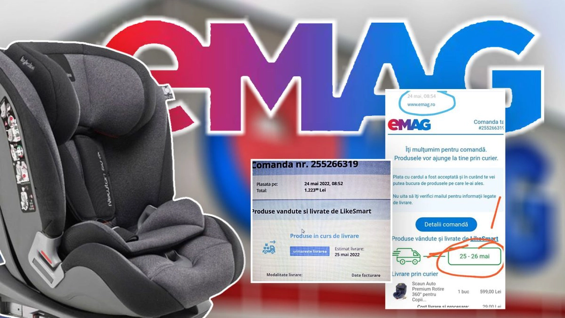 Revolta unei ieșence care a comandat produse în valoare de 1.223 de lei, de la eMAG, și a rămas fără banii din cont