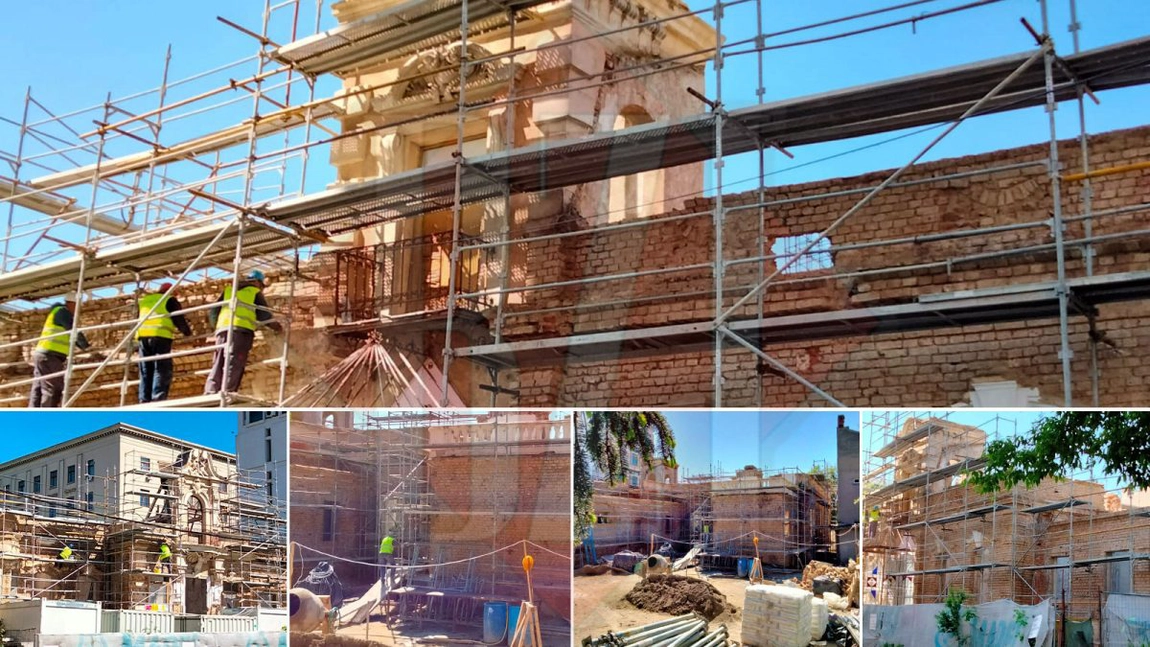 Cum arată lucrările la Casa Berthelot din Iași? S-au investit 6 milioane de lei în monument – GALERIE FOTO