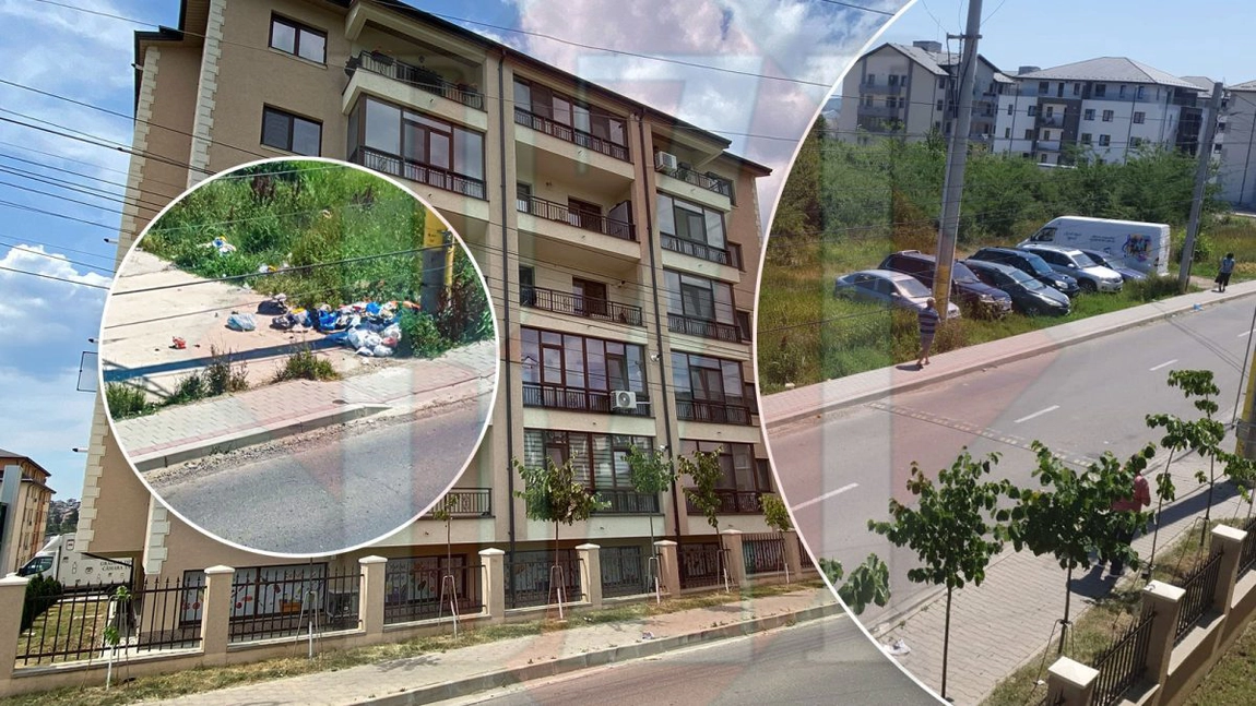 Focar de infecție în comuna Miroslava! Proprietarii din blocurile de pe strada Pepinierii sunt disperați: „Mi-au spus să pândesc persoanele care aruncă” – FOTO