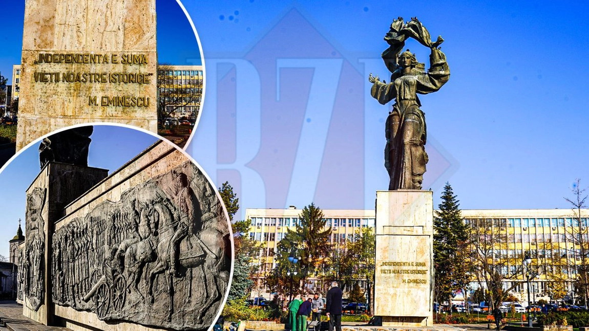 Primăria reabilitează Statuia Independenței din centrul Iașului! Investiție de peste 373 mii euro