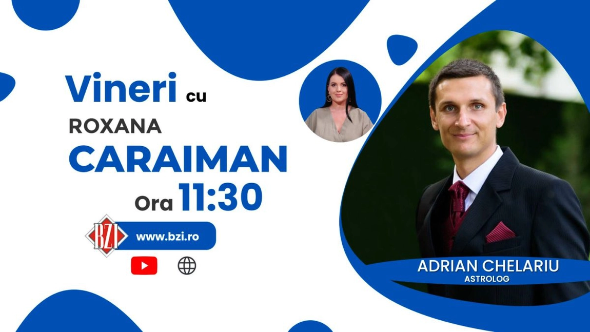LIVE VIDEO - Astrologul Adrian Chelariu discută la BZI LIVE despre impactul karmic al racului și aspectele în care se va manifesta