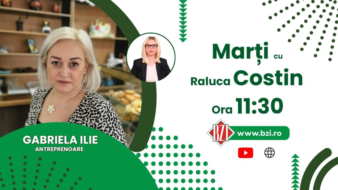 LIVE VIDEO - Cum au fost afectate afacerile cu prăjituri după scumpirile din ultimul an? Discutie cu Gabriela Ilie, antreprenoare din Iași, numai la BZI LIVE! - FOTO
