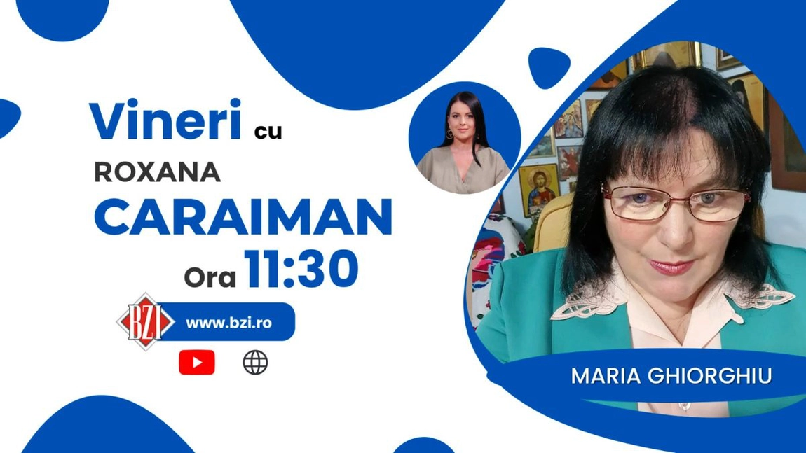 LIVE VIDEO - A trăit evenimente greu de crezut! Maria Ghiorghiu povestește la BZI LIVE ce a văzut cu multe secole în urmă