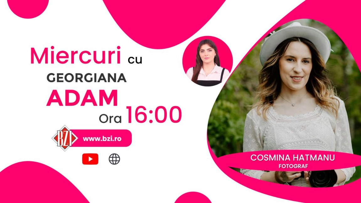 LIVE VIDEO - Despre alegerea fotografului potrivit pentru evenimentul tău! Cosmina Hatmanu, detaliază pentru BZI LIVE despre abordările sale în fotografie - FOTO