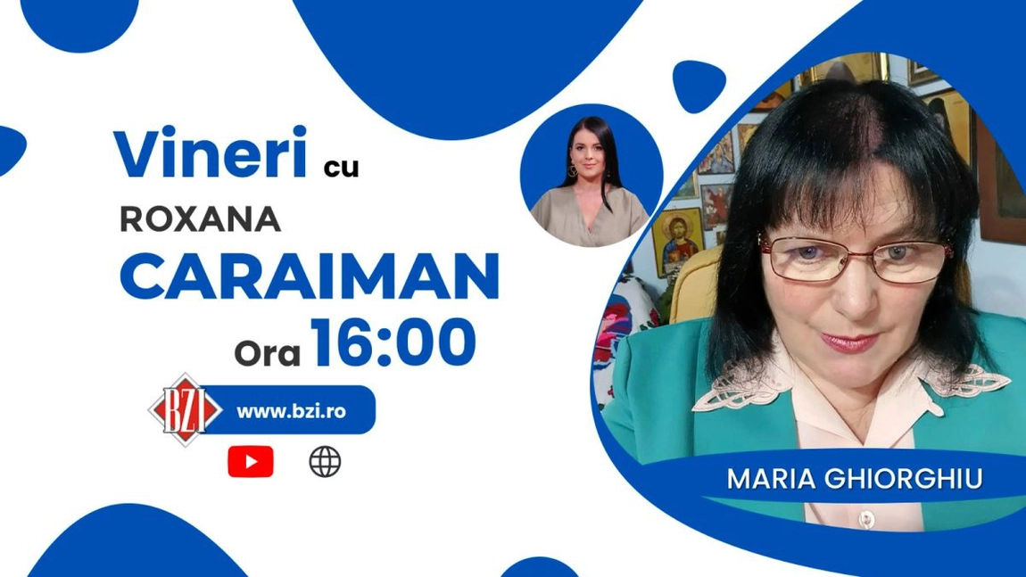 LIVE VIDEO - A trăit evenimente greu de crezut! Maria Ghiorghiu povestește la BZI LIVE ce a văzut cu multe secole în urmă